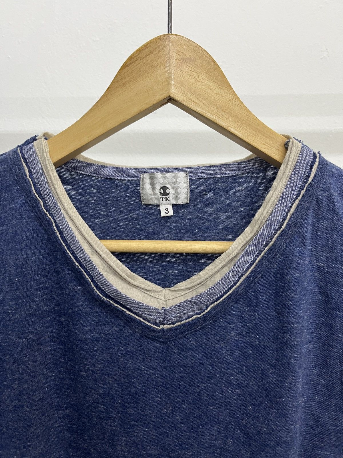 Visvim Takeo Kikuchi RRL Greg Lauren Inspired Indigo Slub Henley Size US M / EU 48-50 / 2 - 11 Thumbnail