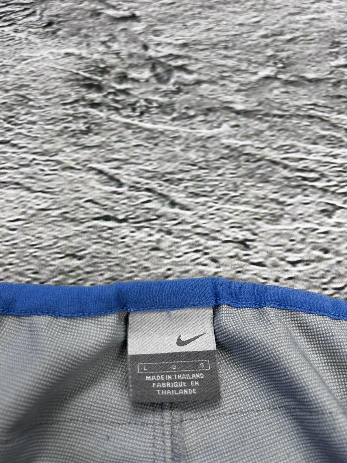Nike × Vintage Nike vintage nylon track pants grey blue drill parachute y2k Size US 32 / EU 48 - 3 Thumbnail