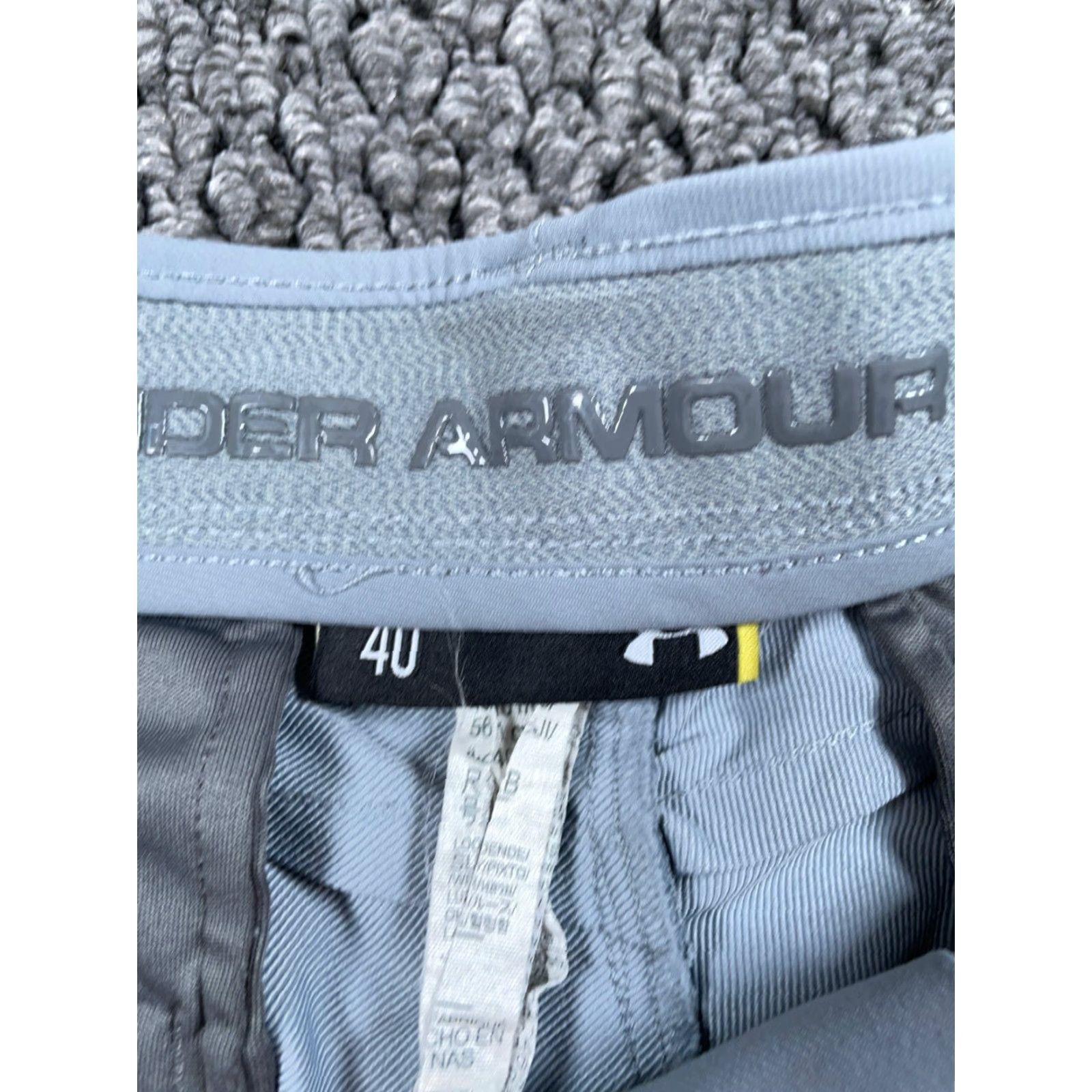 Under Armour Under armour Heat Gear Loose Fit Shorts Men 40 Gray Nylon Blend 11" Inseam Size US 38 / EU 54 - 3 Thumbnail