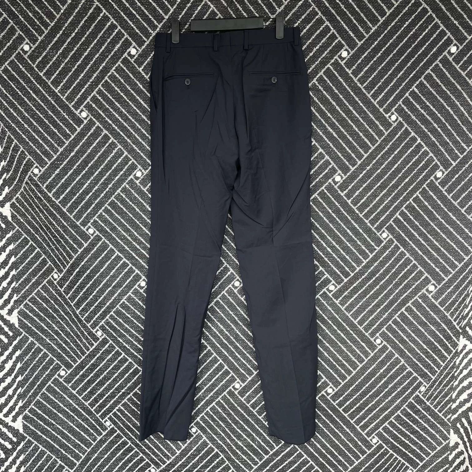 Fendi Fendi 19FW black wool tailored trousers 44 hemmed Size US 29 - 2 Thumbnail