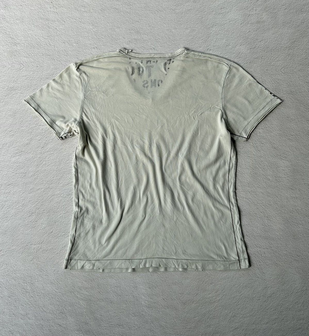 14th Addiction 2000s Tough Jeansmith v-neck tshirt Size US L / EU 52-54 / 3 - 4 Thumbnail