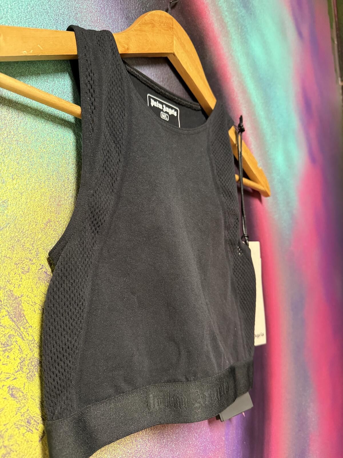 Other Palm Angels black “designed for performance”Tank top Size M / US 6-8 / IT 42-44 - 4 Thumbnail