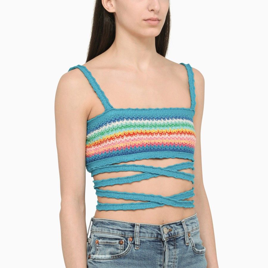 Alanui o1d2blof0724 Short Top in Multicolor Size S / US 4 / IT 40 - 4 Thumbnail