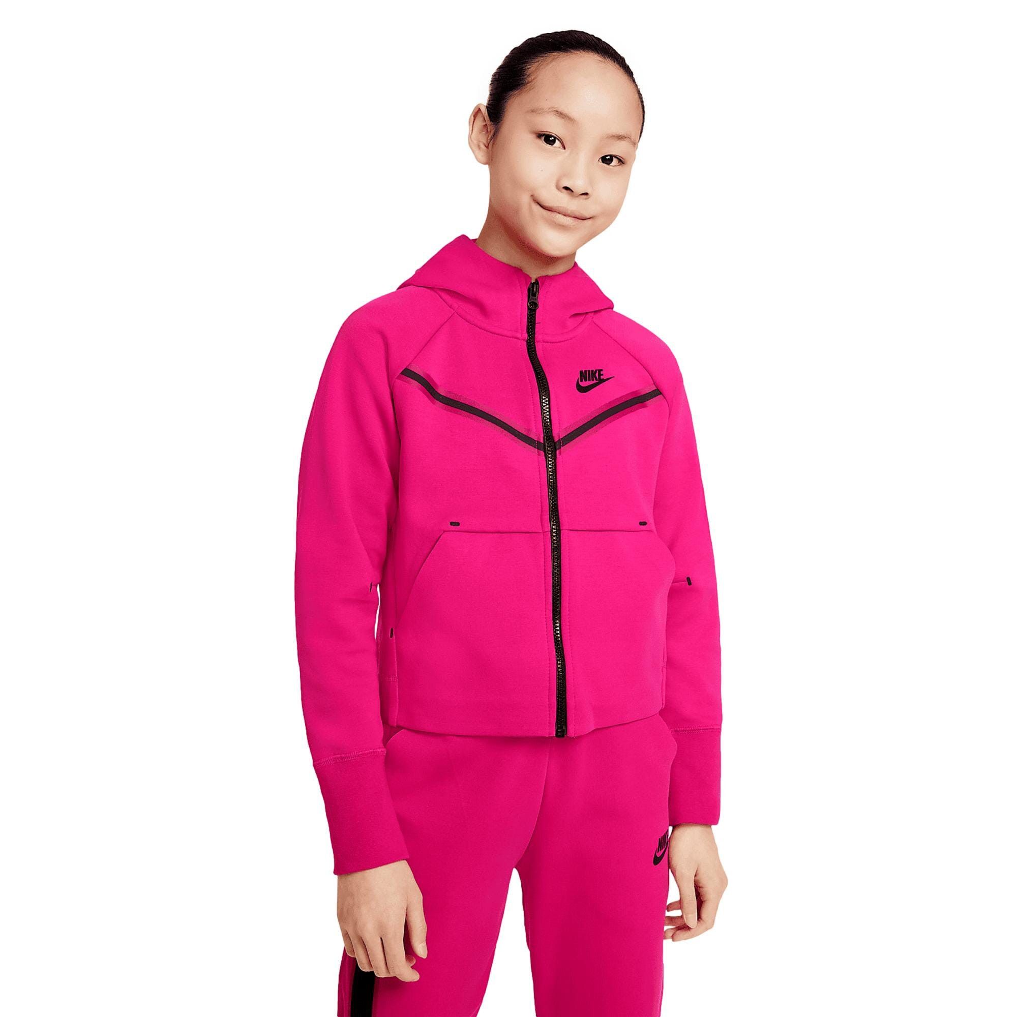 Nike Sportswear Tech Fleece Full Zip Hoodie Fireberry CZ2570-615 Size US S / EU 44-46 / 1 - 1 Thumbnail