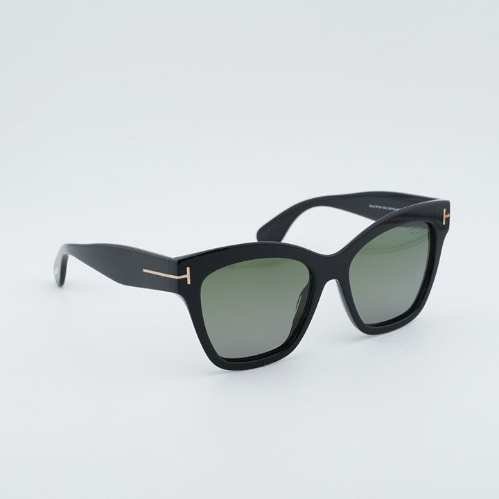 Tom Ford Tom Ford Elvira FT1217 01R Sunglasses Black Cat Eye Frame Size ONE SIZE - 5 Thumbnail