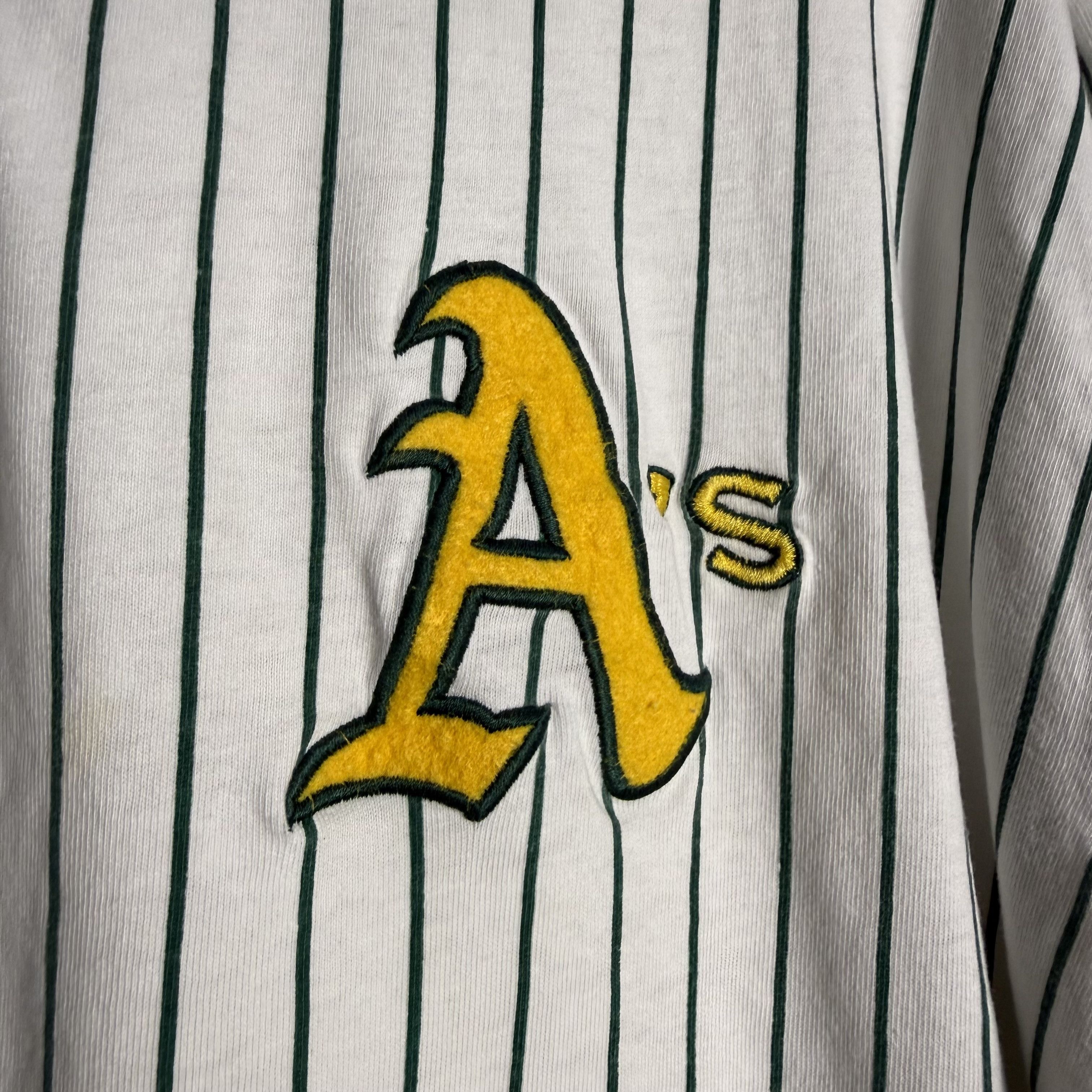 MLB 🔥RARE🔥Vintage Oakland Athletics Nutmeg Mills Jersey Size US XL / EU 56 / 4 - 3 Thumbnail