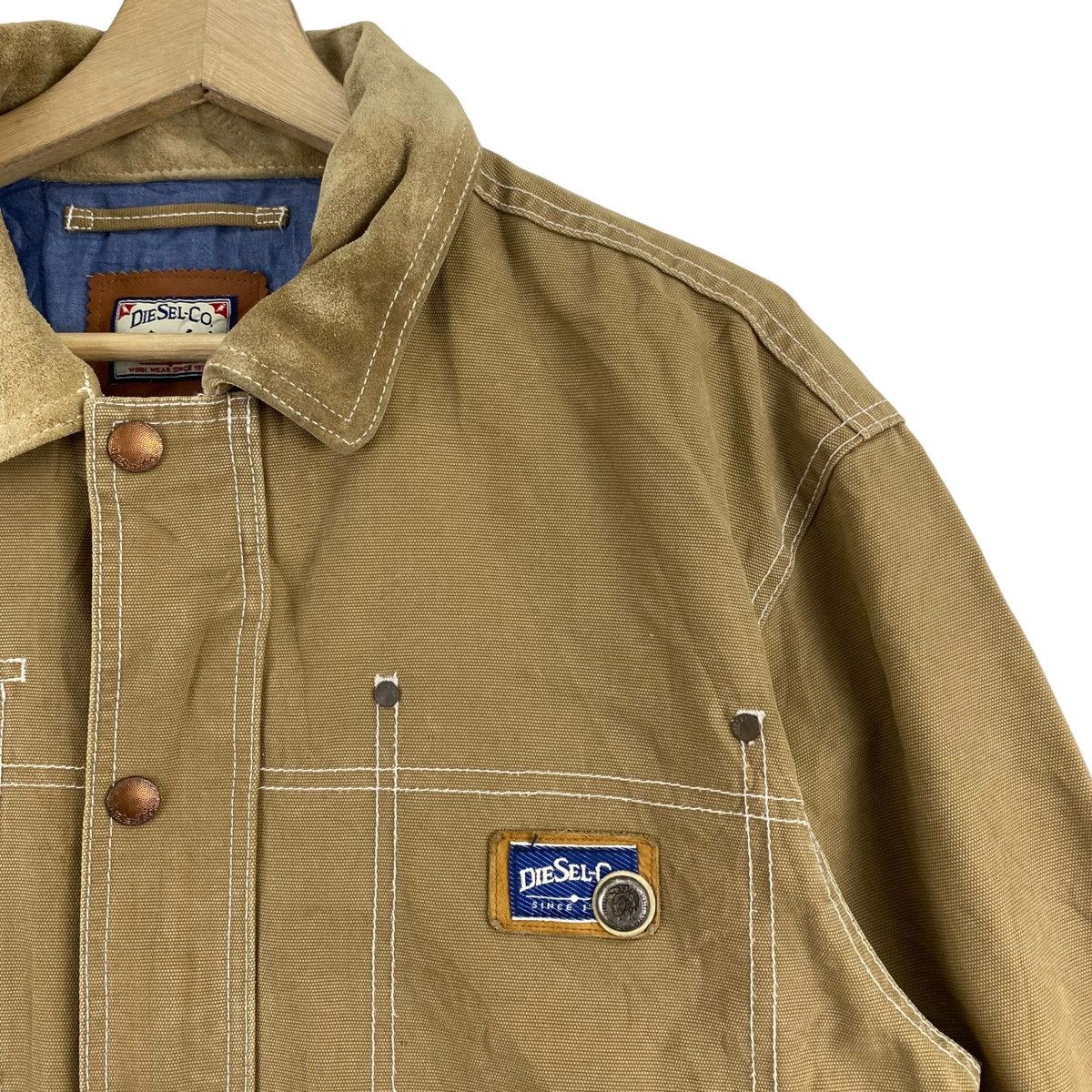 Diesel DIESEL Co. Wok Wear Multi Pockets Button Up Brown Collar Size US L / EU 52-54 / 3 - 2 Thumbnail
