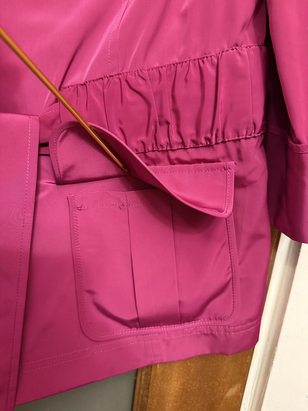 St. John St. John Women’s Vtg Raspberry Safari Utility Belted Jacket Size S / US 4 / IT 40 - 6 Thumbnail