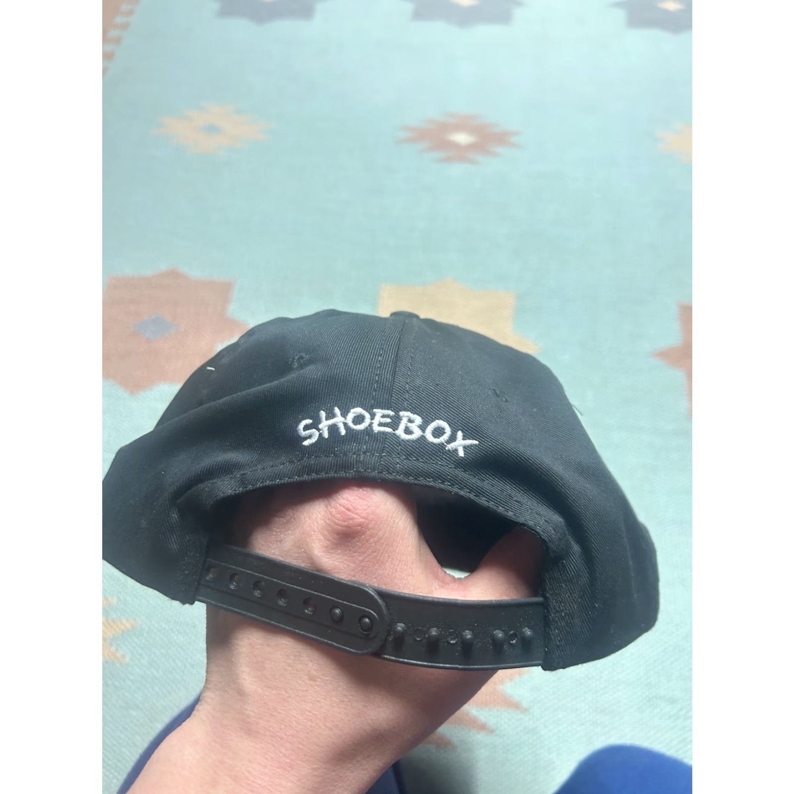 Vintage VINTAGE Unbranded SnapBack Hat Cap Black Adjustable Men Size ONE SIZE - 5 Thumbnail