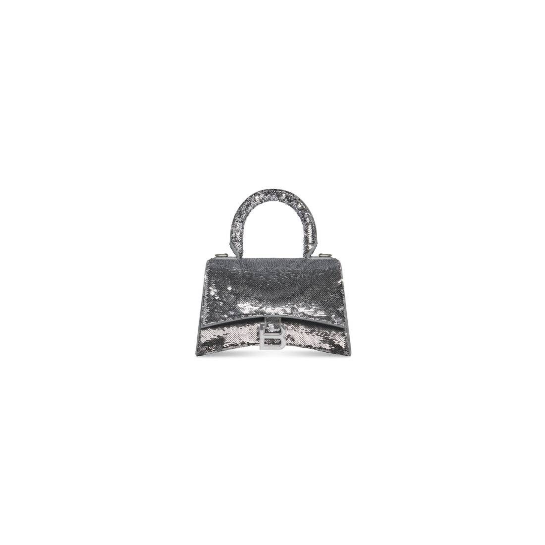 Balenciaga o1la1rc1a0425 Size: OS / Hourglass XS Handbag With Chain Size ONE SIZE - 1 Thumbnail
