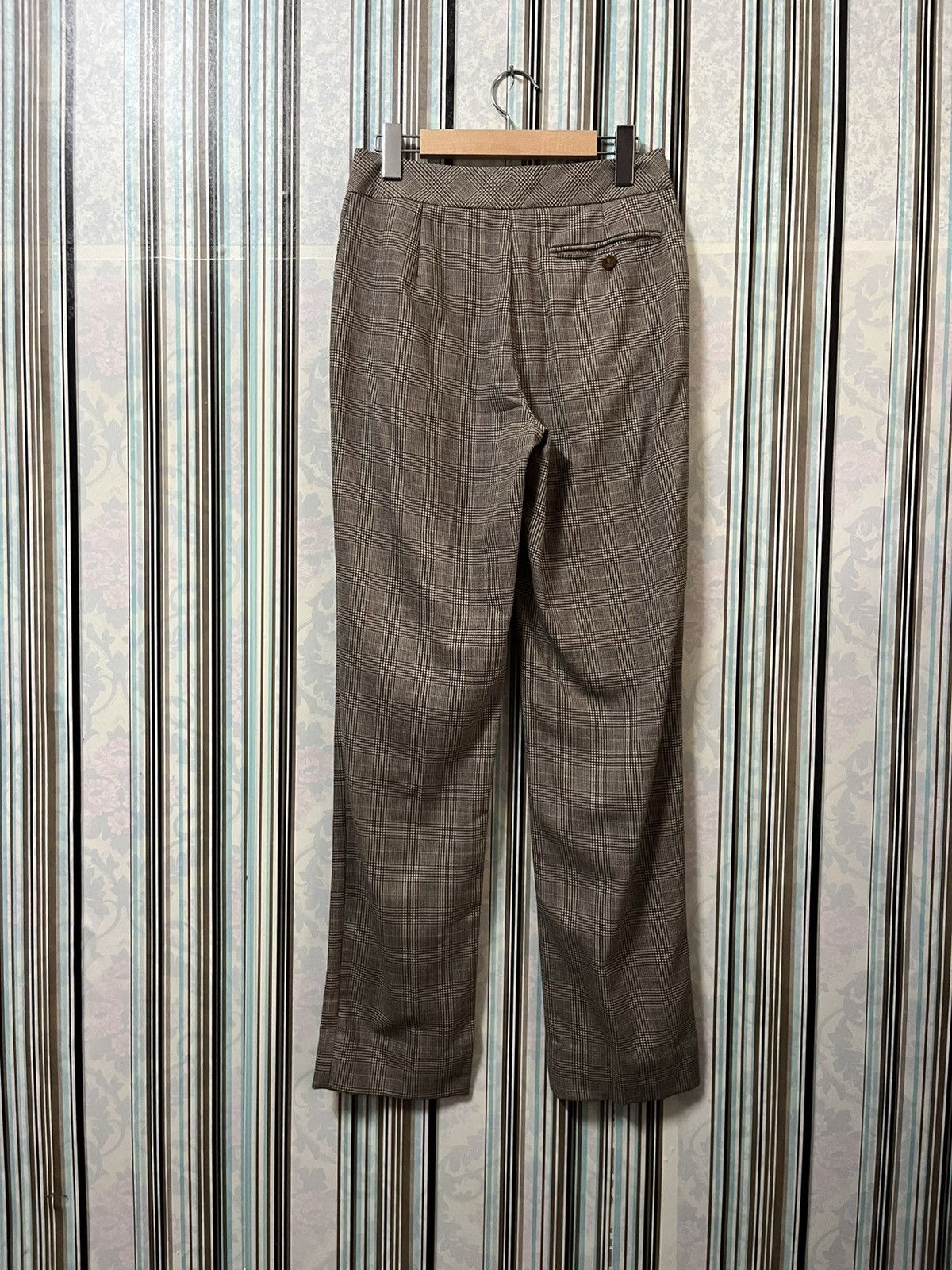 Vivienne Westwood 1980s Worlds end glen plaid belt loop #I Size US 27 - 4 Thumbnail