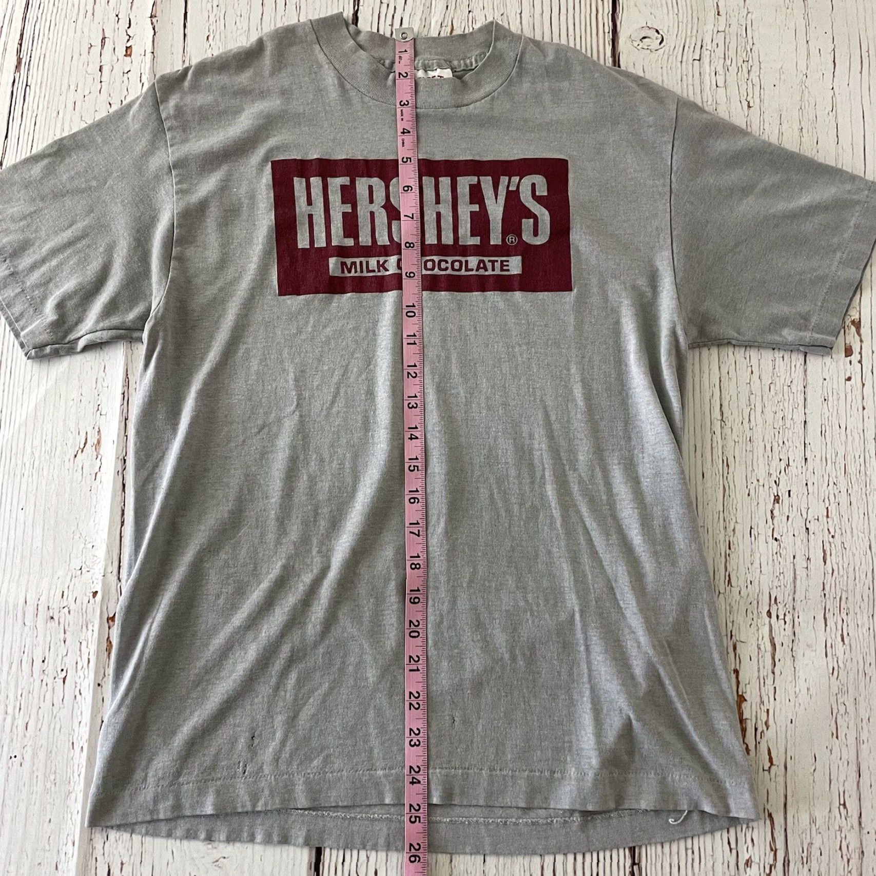 TEE JAYS Vintage Hershey's Selec-T Tee Jays Men's T-Shirt Gray L Size US L / EU 52-54 / 3 - 6 Thumbnail