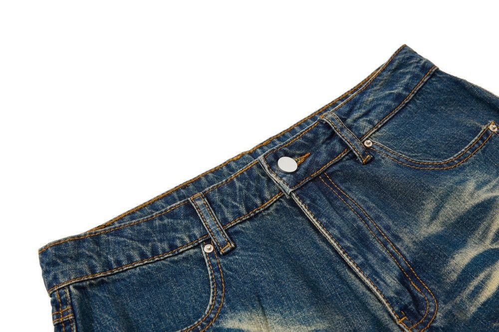Vintage Streetwear punk retro distressed loose washed wide-leg jeans Size US 32 / EU 48 - 3 Thumbnail