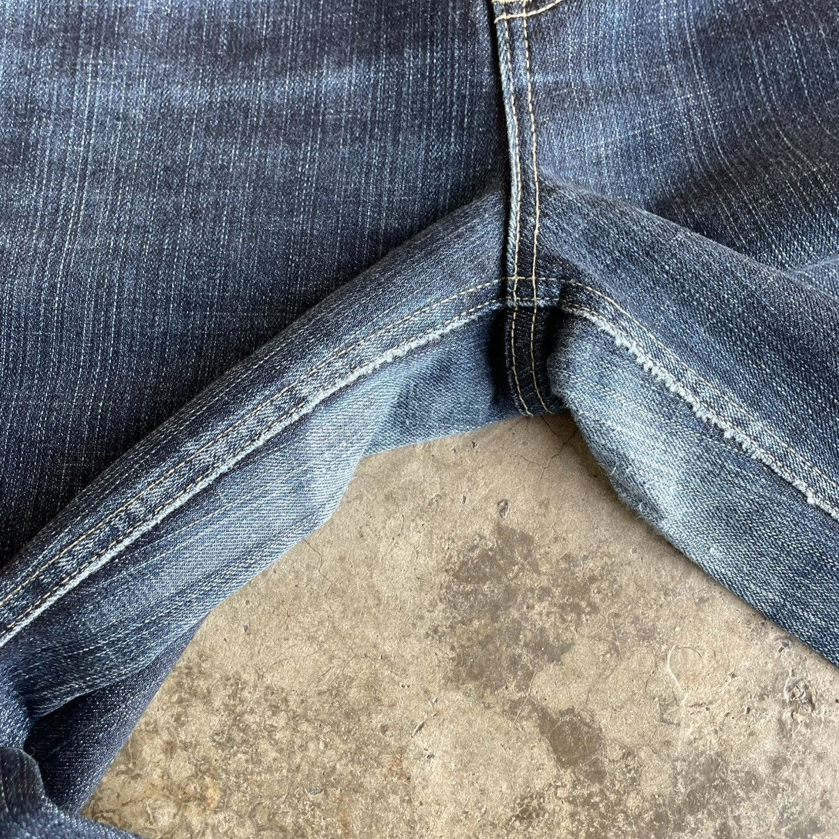 Edwin 🔥Vintage Edwin 404 Japan Made Dark Blue Black Denim Jeans Size US 34 / EU 50 - 9 Thumbnail