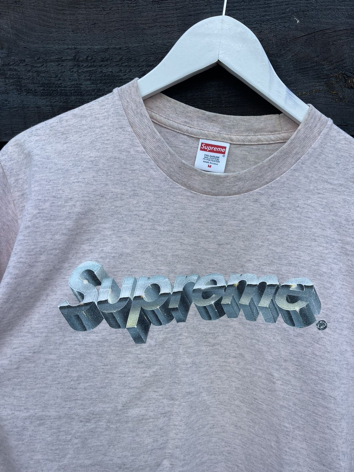 Supreme Supreme Chrome logo box t-shirt Size US M / EU 48-50 / 2 - 5 Thumbnail
