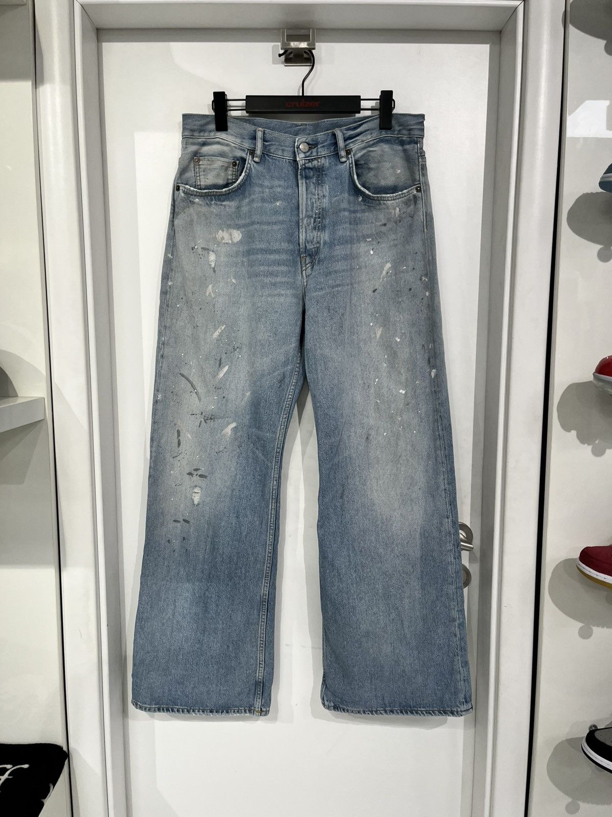 Acne Studios Acne Studios Regular Fit Jeans 2021M Blue Size US 33 - 1 Thumbnail