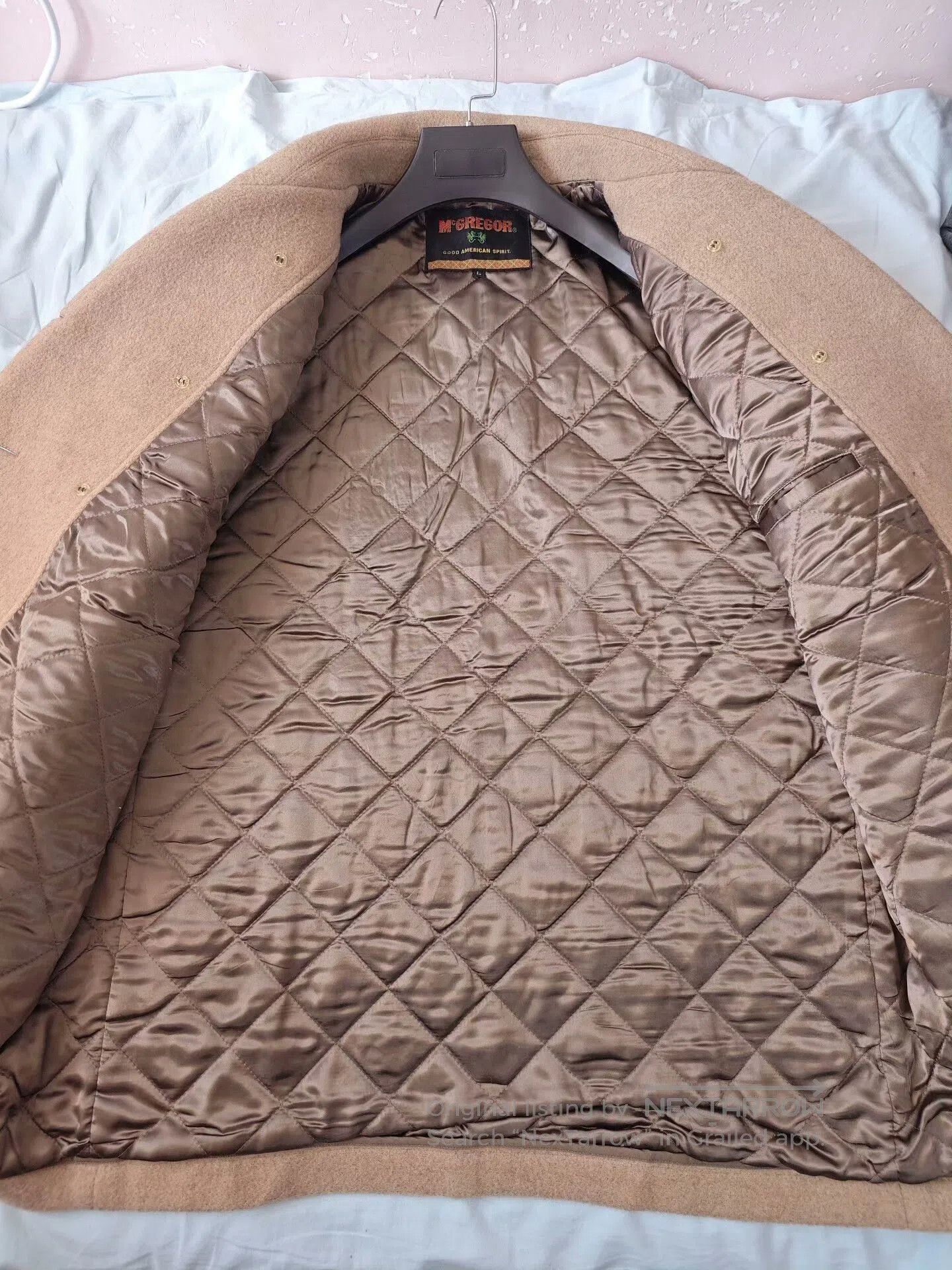 McGregor McGregor Wool Peacoat in Beige. Size US L / EU 52-54 / 3 - 8 Thumbnail