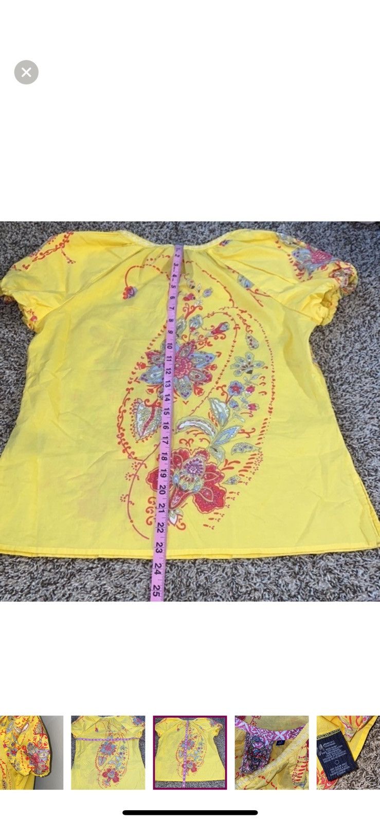 Robert Graham Robert graham small floral blouse Size S / US 4 / IT 40 - 6 Thumbnail