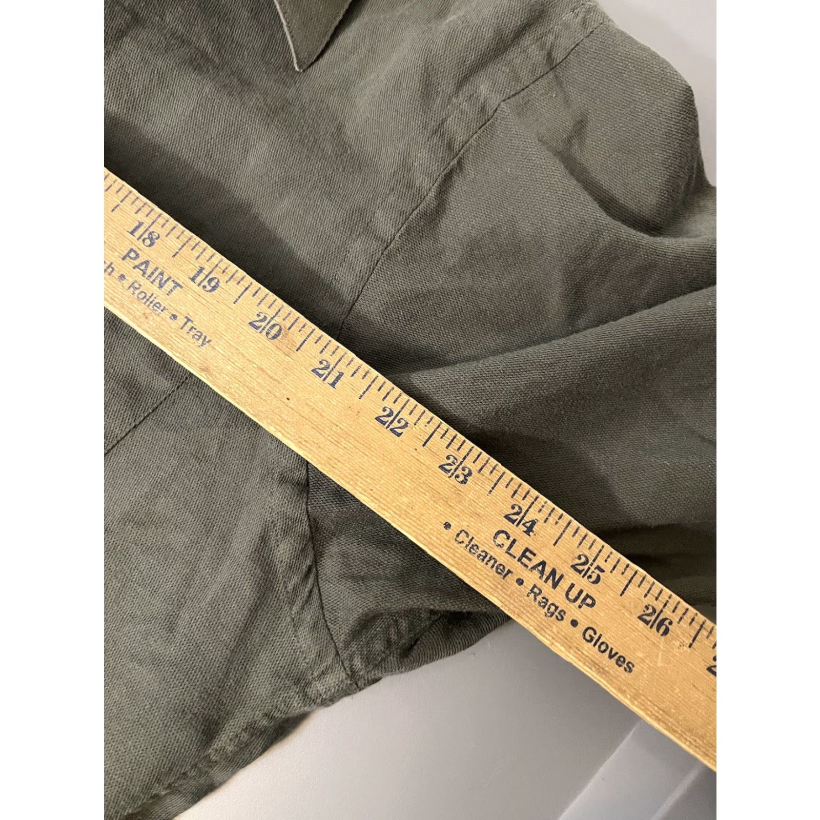 DKNY DKNY Dress Shirt Long Sleeve Button Solid 100% Cotton Gray Mens Large Slim Fit Shirt Size 42R - 5 Thumbnail