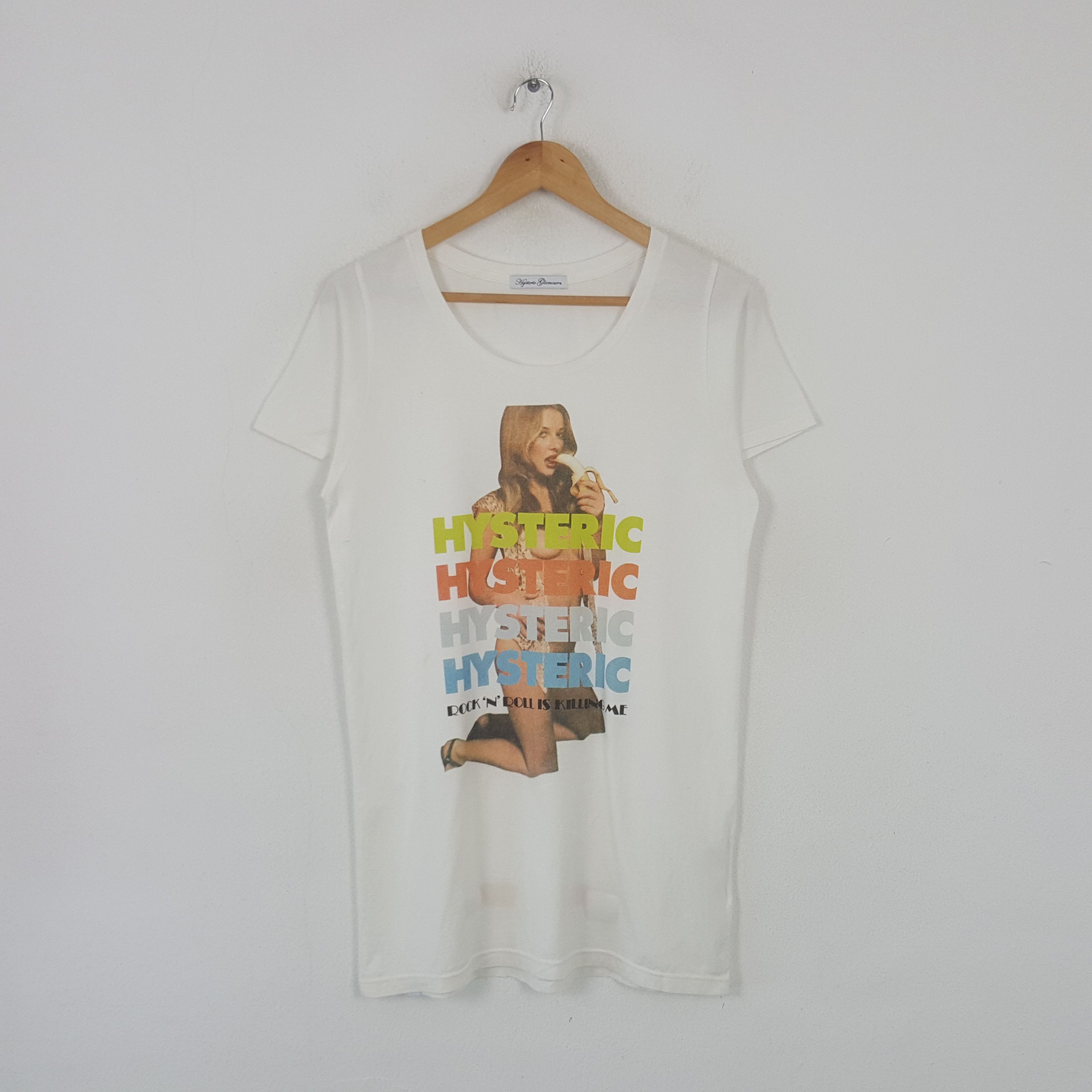 Hysteric Glamour Vintage Hysteric Glamour Japanese Brand Tshirt RR11 Size US S / EU 44-46 / 1 - 1 Thumbnail