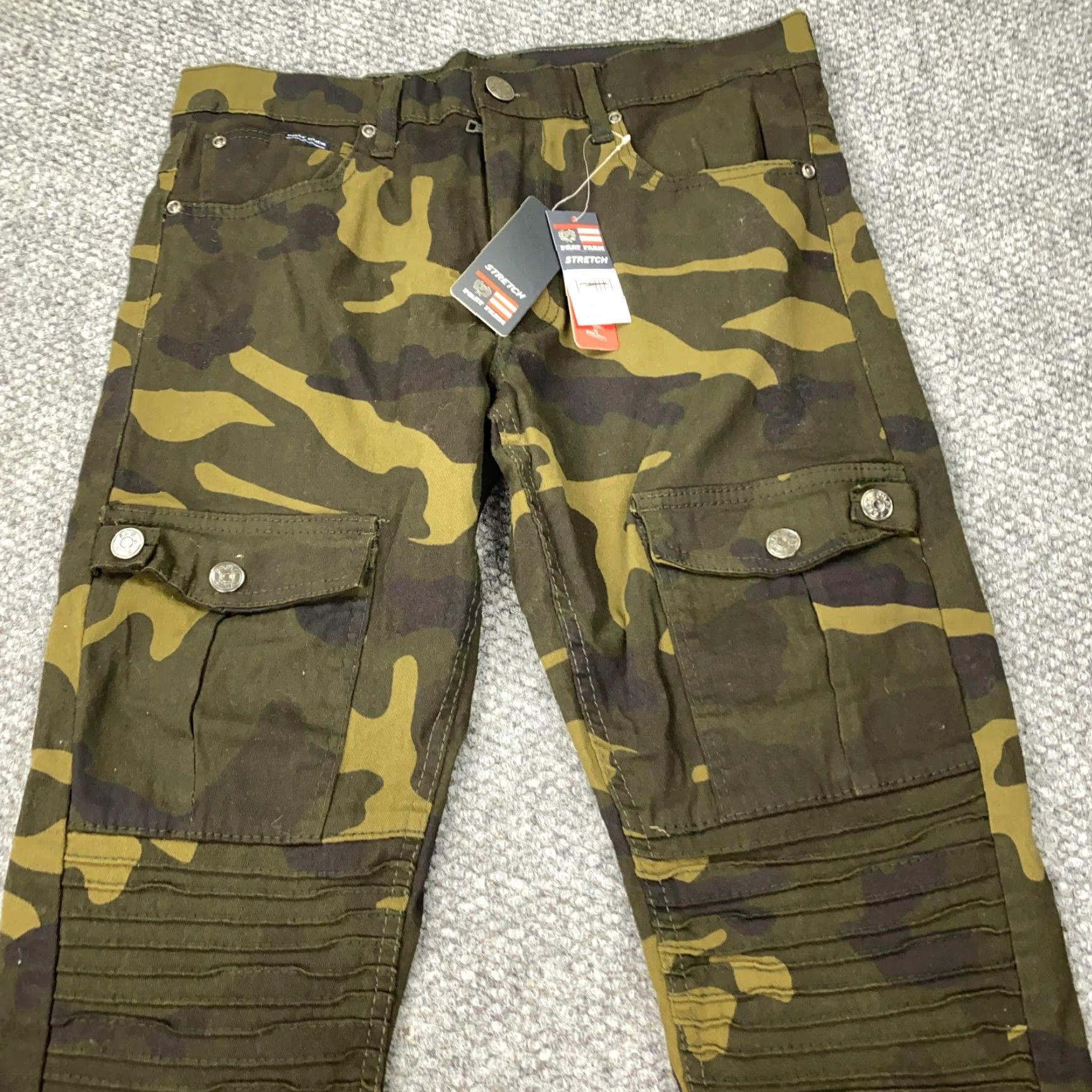 Phat Farm Phat Farm Pants 32x30 Army Camo Stretch Cargo Mens Green Size US 32 / EU 48 - 5 Thumbnail