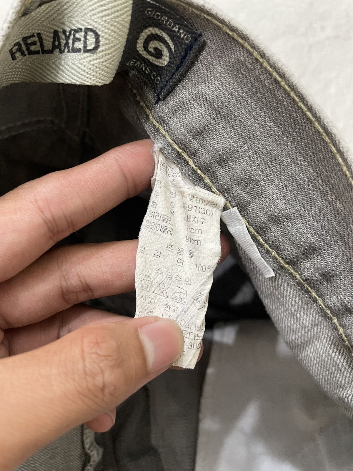 If Six Was Nine 2000s Relaxed Distressed Denim Jeans Y2K Size US 30 / EU 46 - 7 Thumbnail