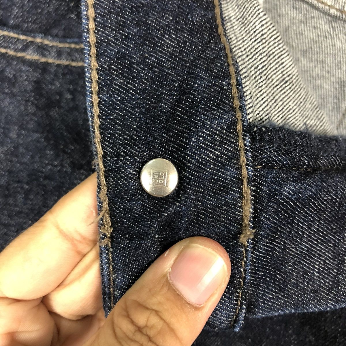 Japanese Brand 🔥VINTAGE DENIM JEANS UNIQLO ISSEY MIYAKE SELVEDGES Size 34" / US 12 / IT 48 - 16 Thumbnail