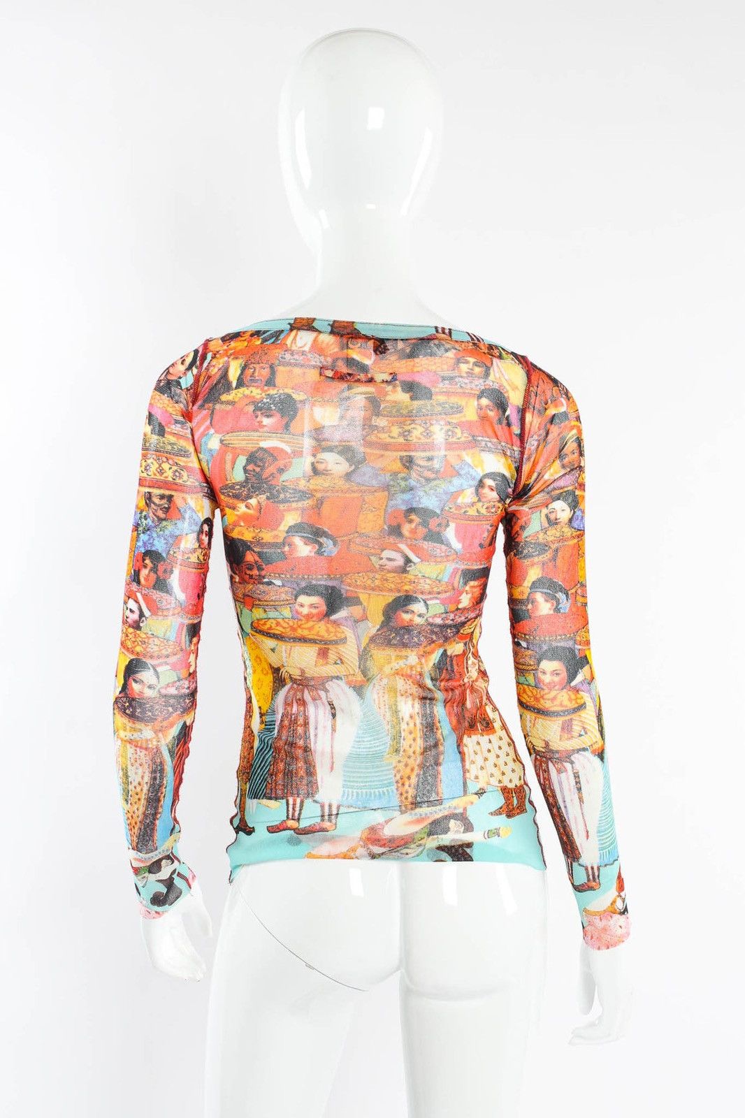 Jean Paul Gaultier × Vintage Jean Paul Gaultier JPG F/W 1998 archive mesh longsleeve Size M / US 6-8 / IT 42-44 - 3 Thumbnail