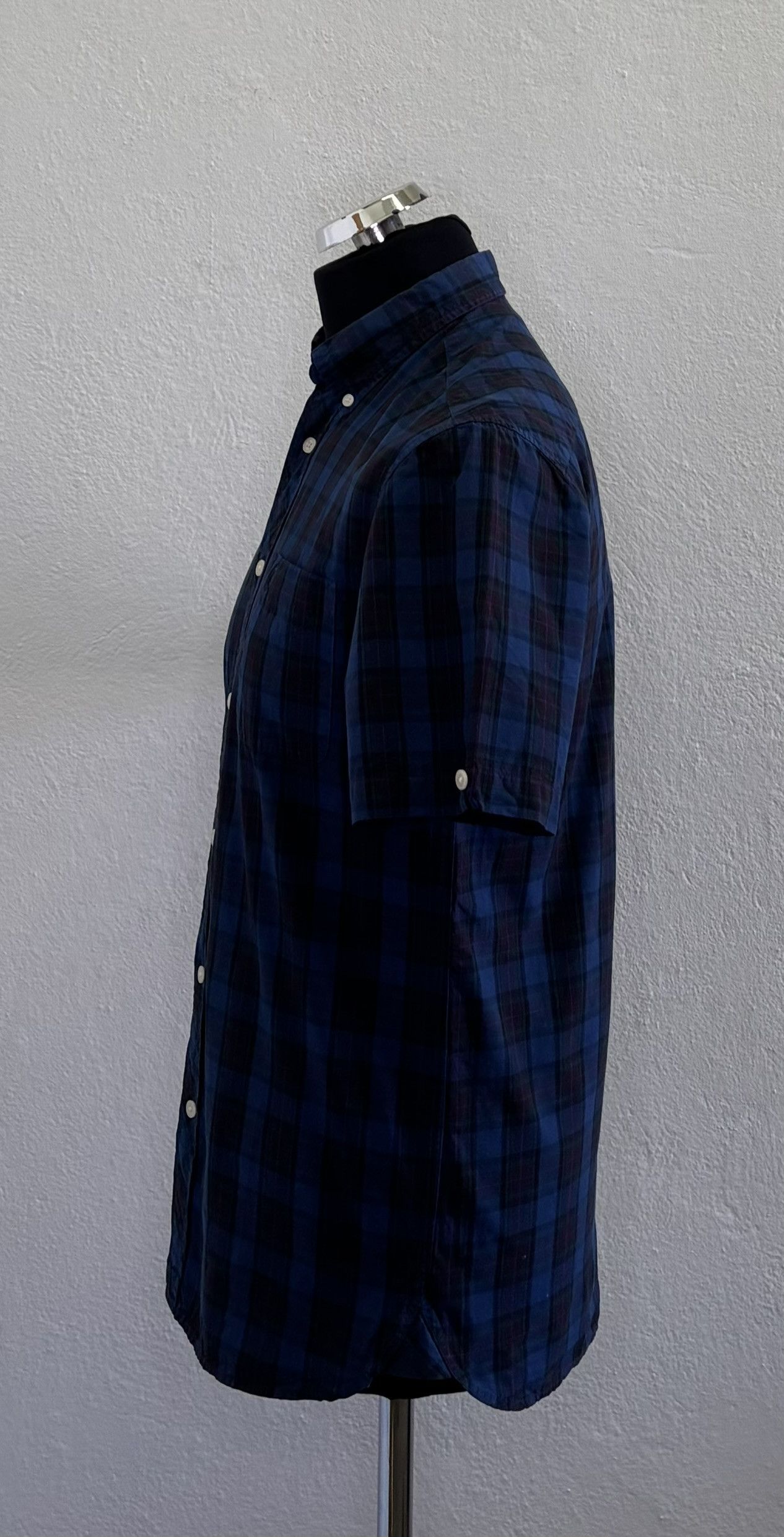 Fred Perry Fred Perry Navy Blue Check shirt size S Size US S / EU 44-46 / 1 - 3 Thumbnail