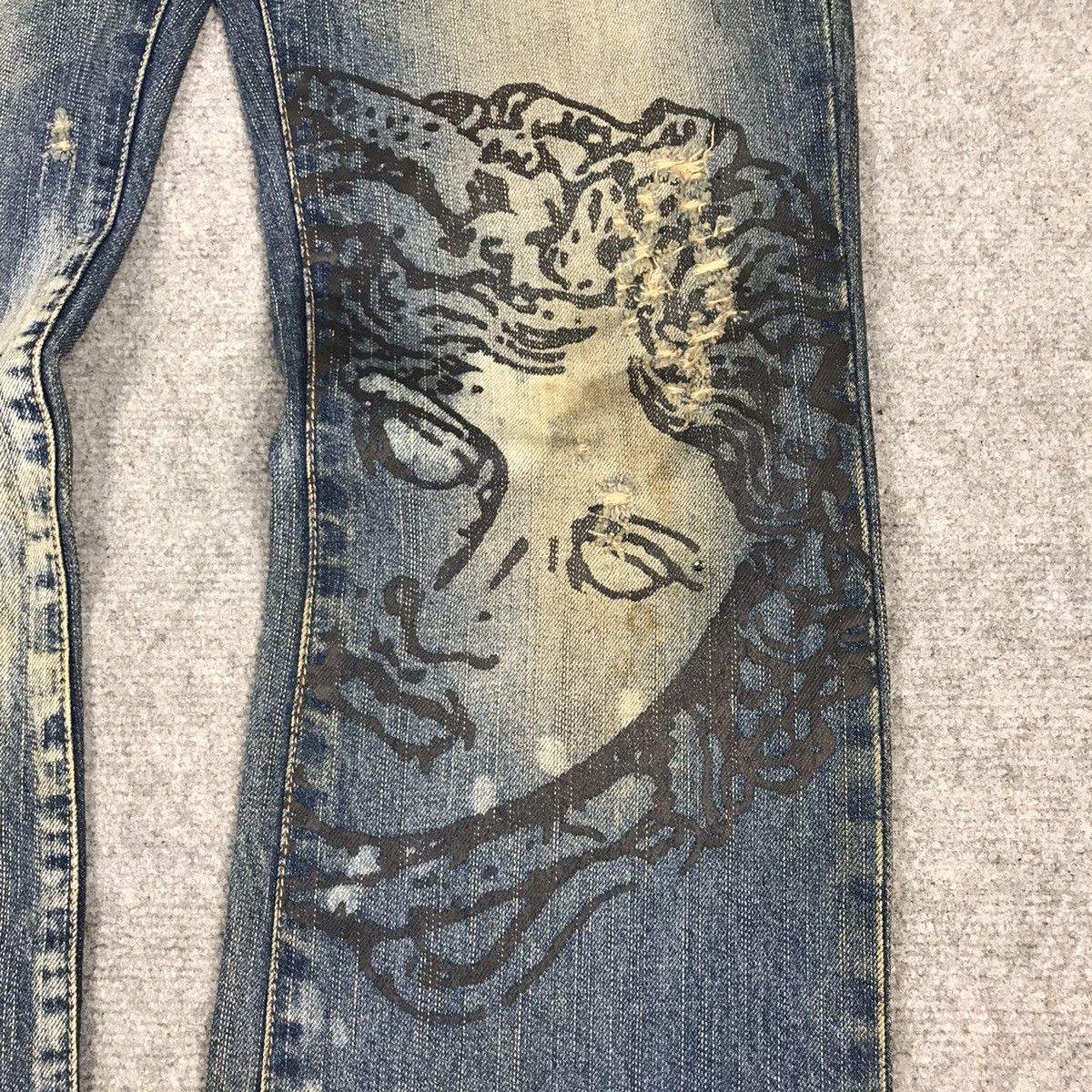 If Six Was Nine × PPFM × Tornado Mart FLARE PPFM JAPAN BOOT CUT DENIM PANTS Size US 32 / EU 48 - 4 Thumbnail