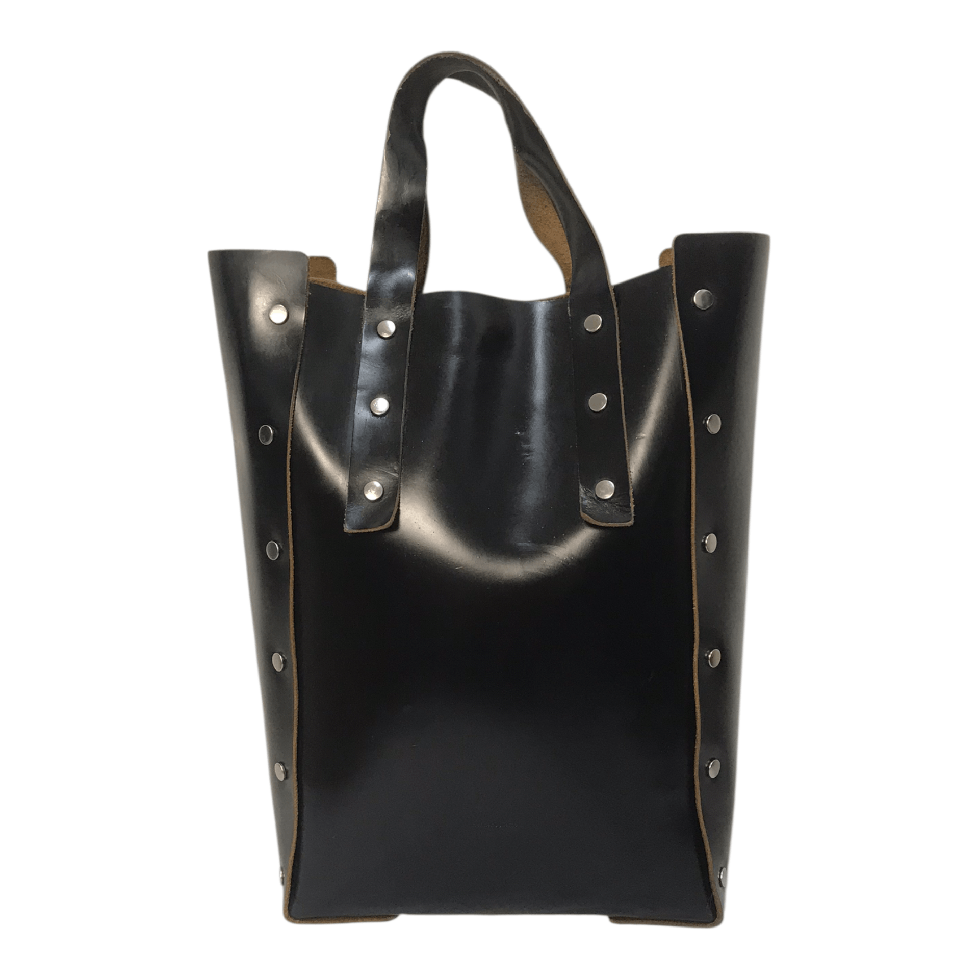 Hender Scheme Hender Scheme Black Leather Tote Bag Size ONE SIZE - 7 Thumbnail