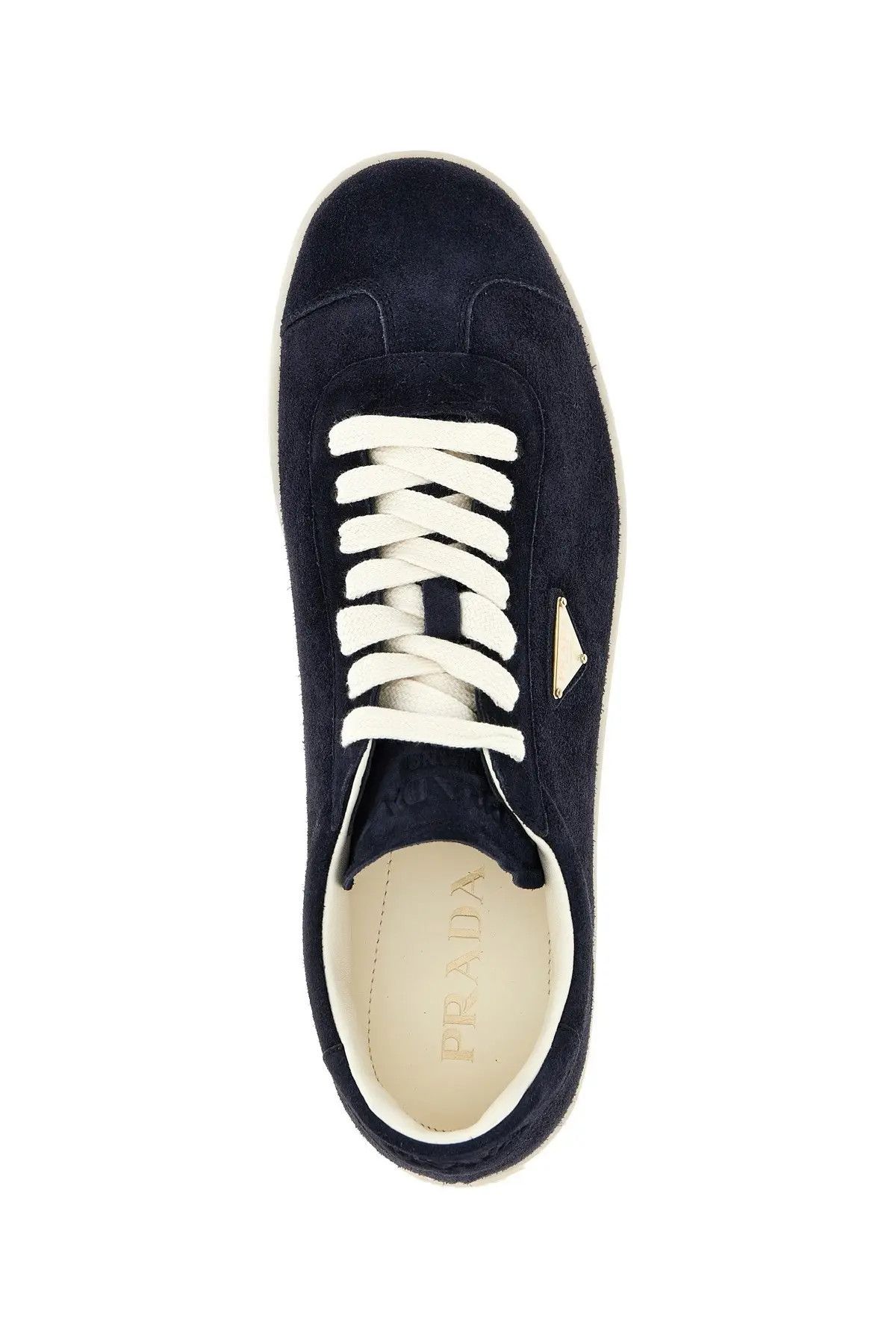 Prada o1la1rc1a0226 Triangle Logo Sneakers in Blue Size US 10 / EU 43 - 2 Thumbnail