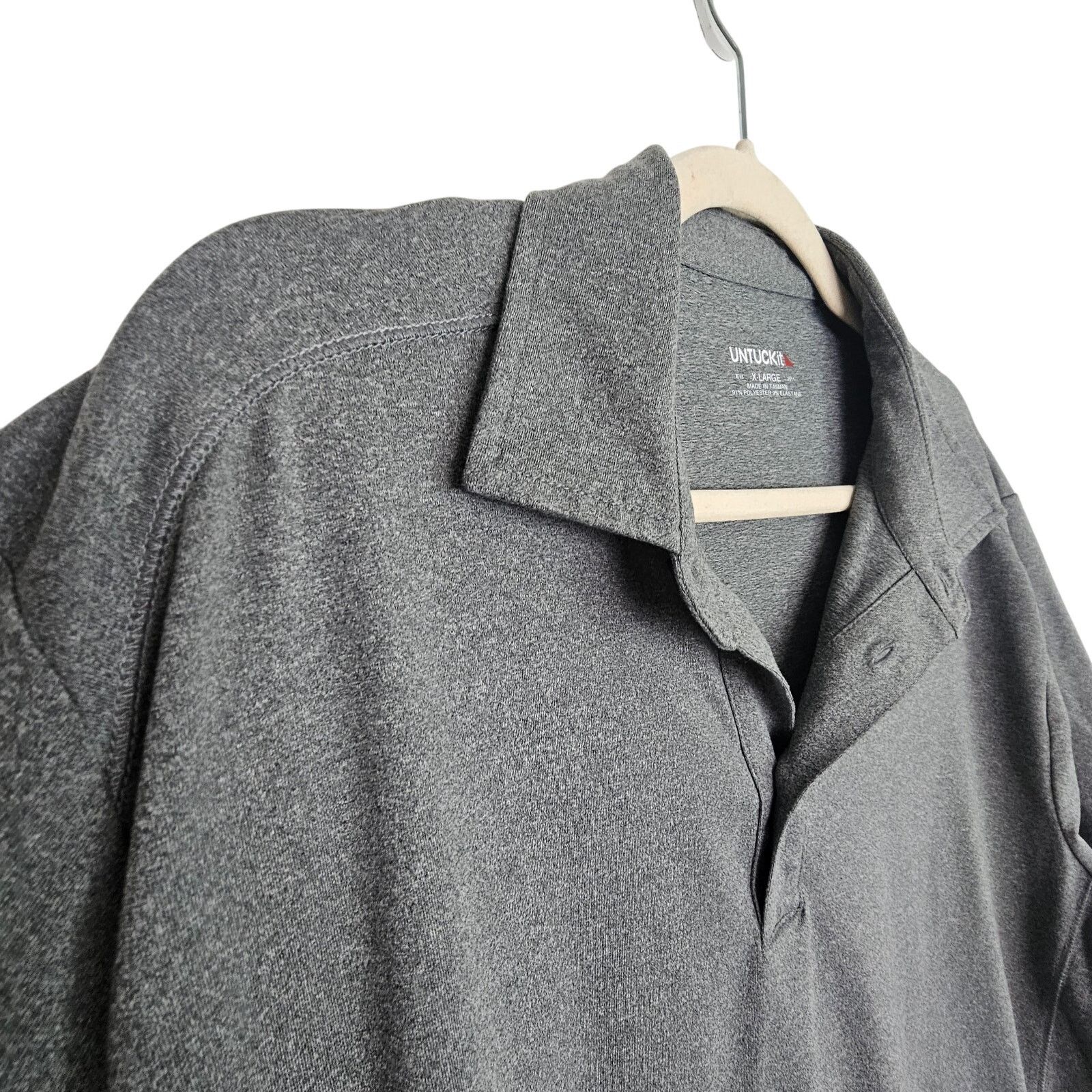 UNTUCKit Untuckit Men Polo Shirt Sz XL Minimalist Casual Easy Stretch Size US XL / EU 56 / 4 - 5 Thumbnail