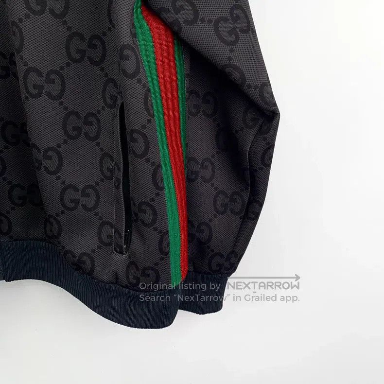 Gucci Gucci 23 black logo dark pattern jacquard full print hoode Size US M / EU 48-50 / 2 - 5 Thumbnail