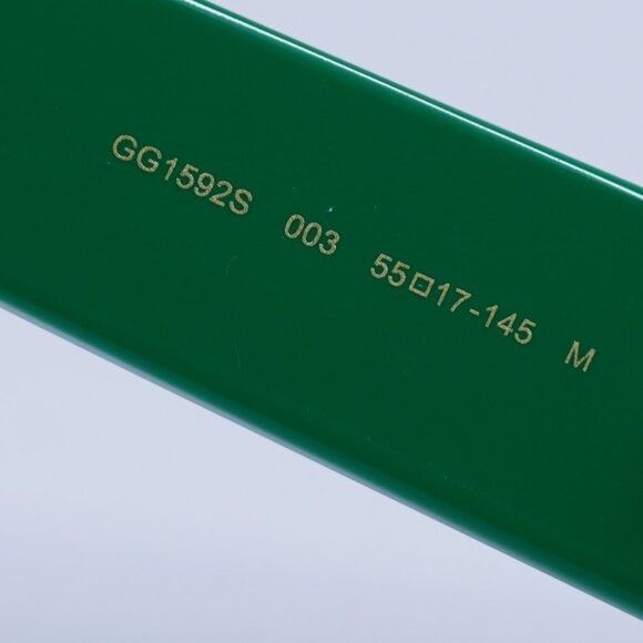 Gucci 🕶️ New Gucci GG1592S 003 Green Sunglasses Size ONE SIZE - 7 Thumbnail