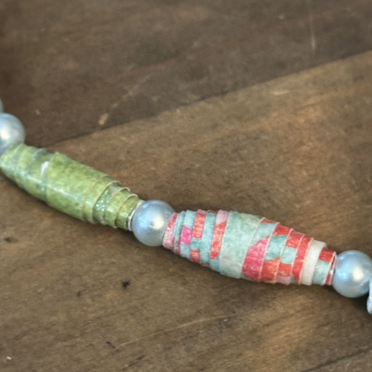 Other Multicolor paper bead necklace Size ONE SIZE - 3 Thumbnail