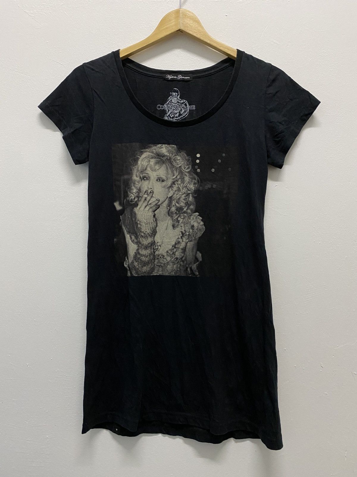 Rare Hysteric Glamour Courtney Love T Shirt Long Sleeve T Shirts