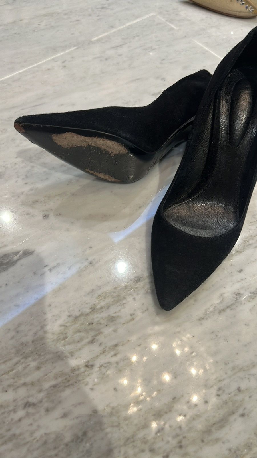 The Kooples Sued Black classic pumps Size US 6.5 / IT 36.5 - 7 Thumbnail