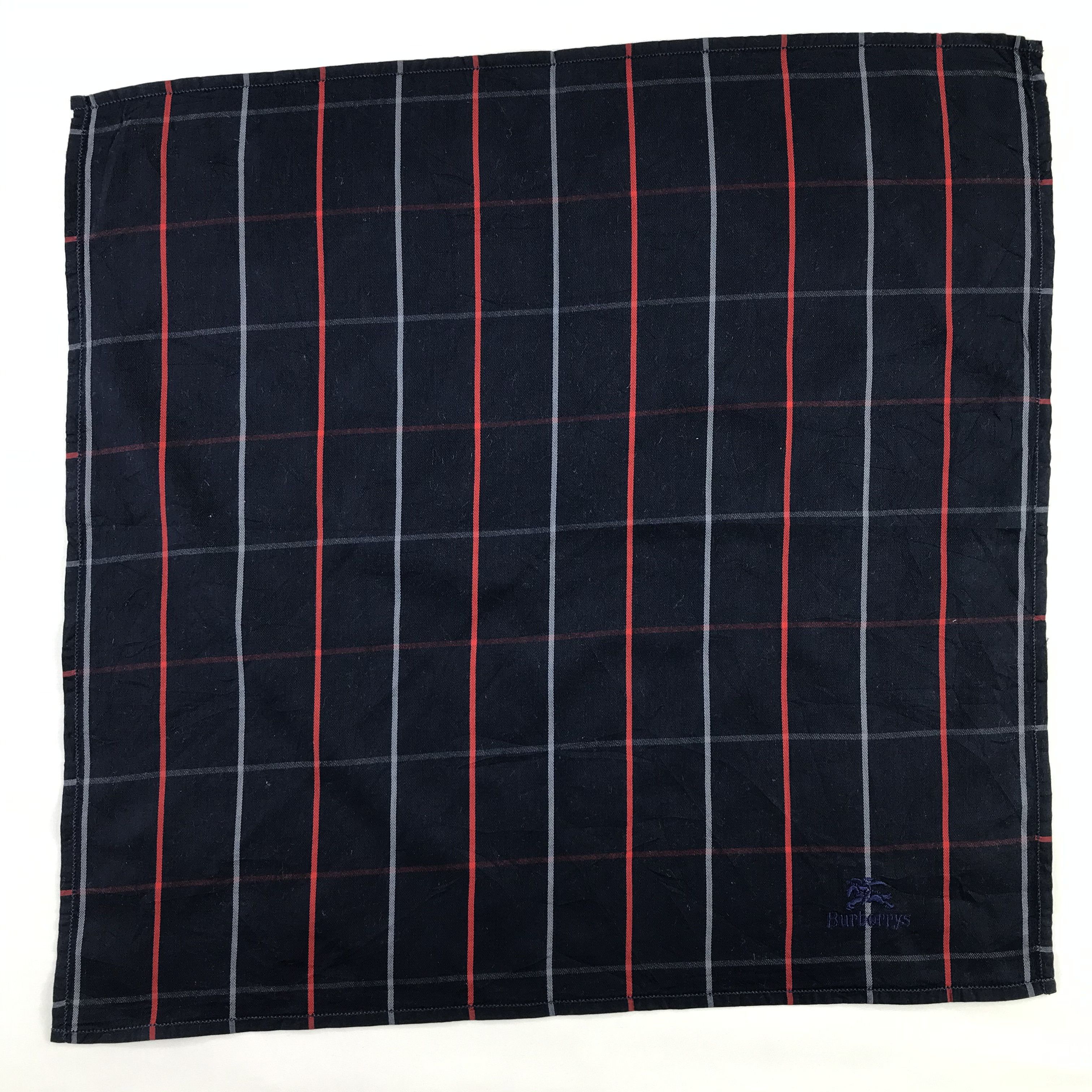 Burberry × Vintage Burberry Bandana / Handkerchief / Neckerchief - S749 Size ONE SIZE - 1 Thumbnail