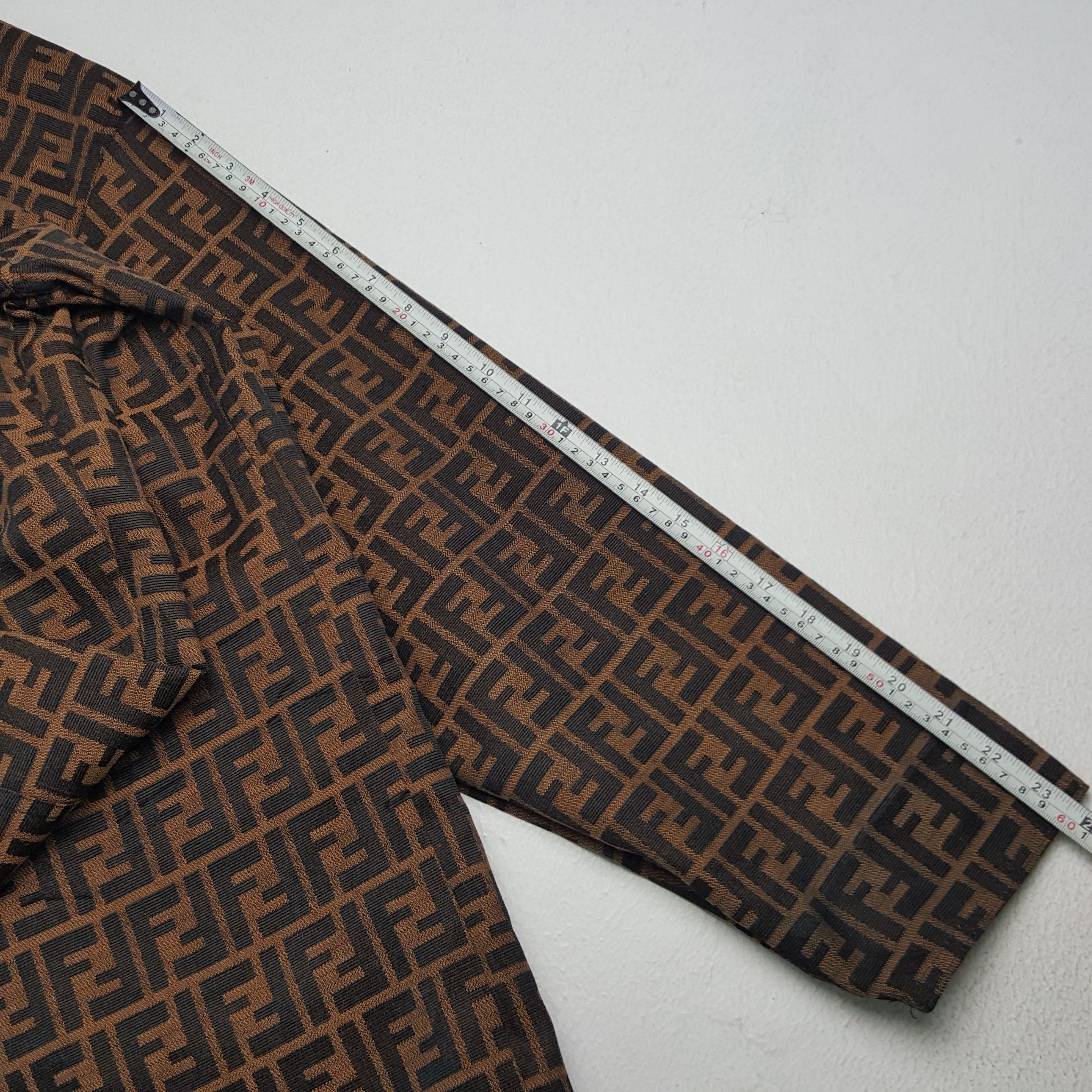 Fendi × Vintage Vintage Fendi Italian Brand Monogram Jacket Size US L / EU 52-54 / 3 - 10 Thumbnail