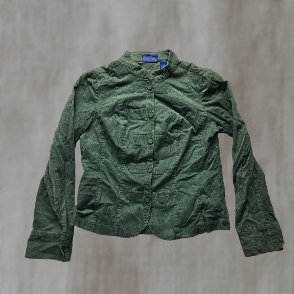 Vintage JH Collectibles Solid Green Jacket Women's Adult Medium M Size Coat Button Up Outdoor Winter Mens Women Girls Size M / US 6-8 / IT 42-44 - 1 Thumbnail