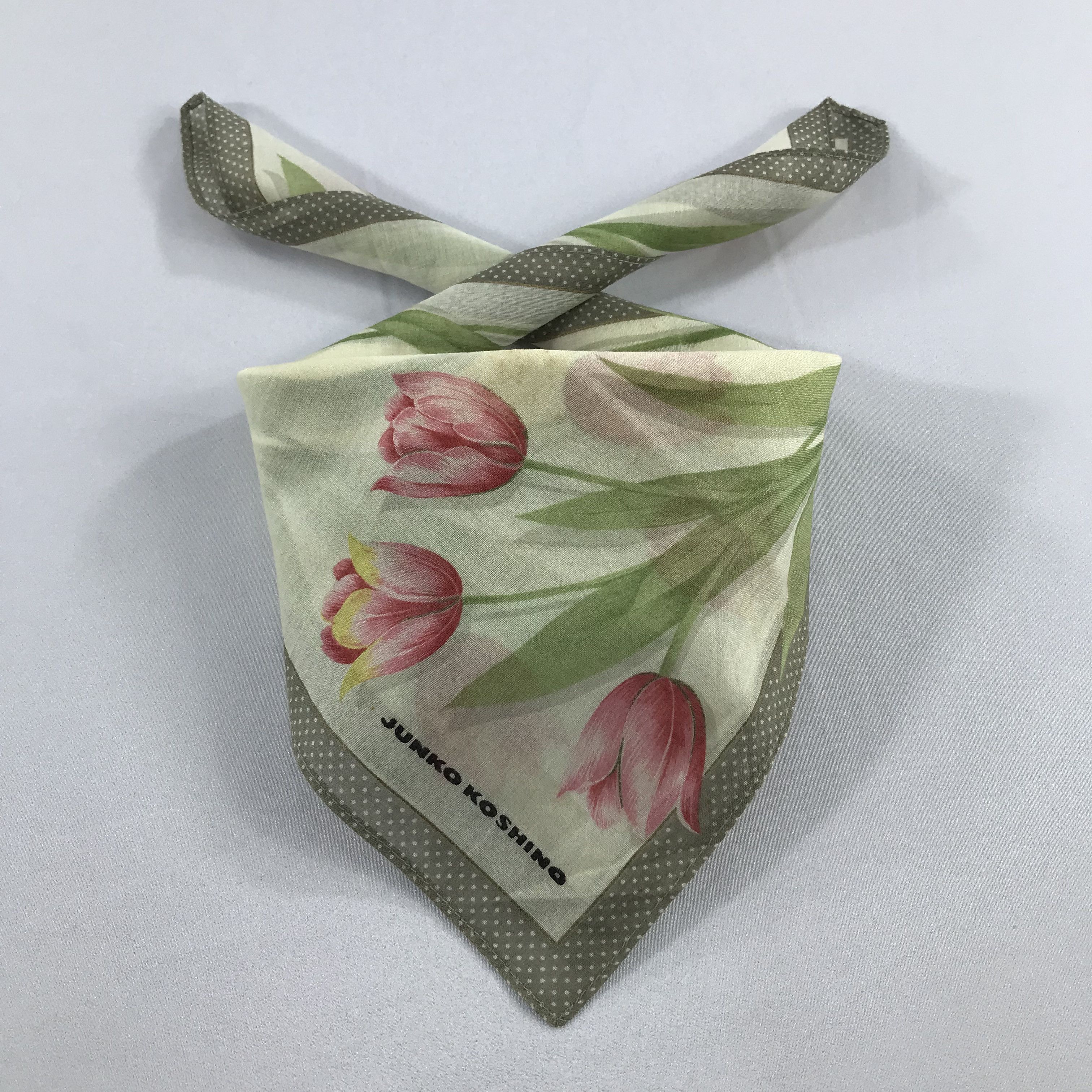 Mr. Junko × Vintage Junko Koshino Bandana / Handkerchief / Neckerchief - S2109 Size ONE SIZE - 3 Thumbnail