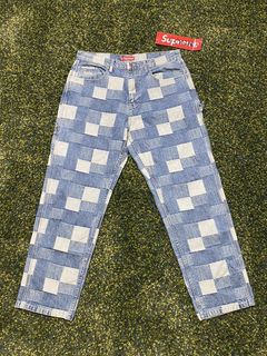 Supreme Patched Denim Pants | Grailed