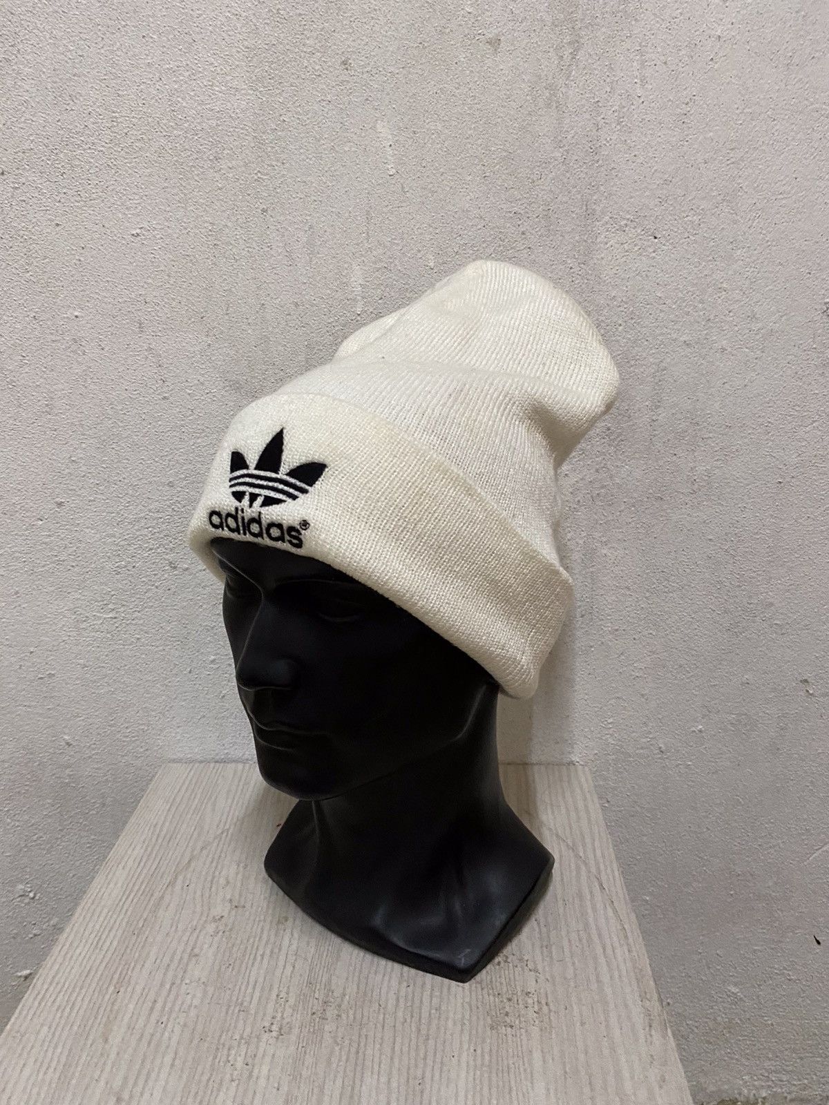 Adidas × Vintage Vintage Adidas Small Logo Beanie Hat Size ONE SIZE - 3 Thumbnail