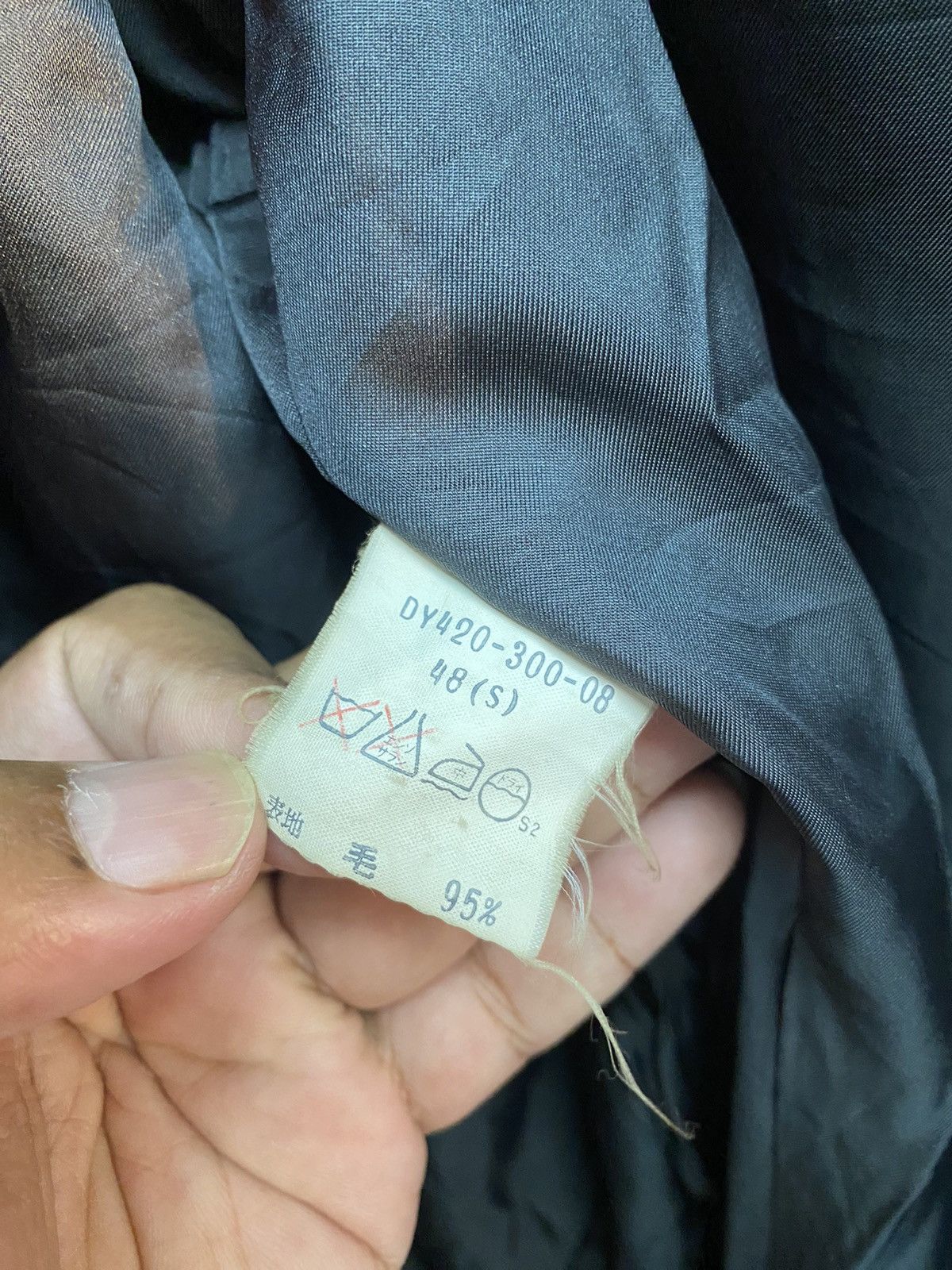 Yohji Yamamoto Vtg 90s Japanese fashion Master Yohji Yamamoto Wool coat Size US M / EU 48-50 / 2 - 12 Thumbnail