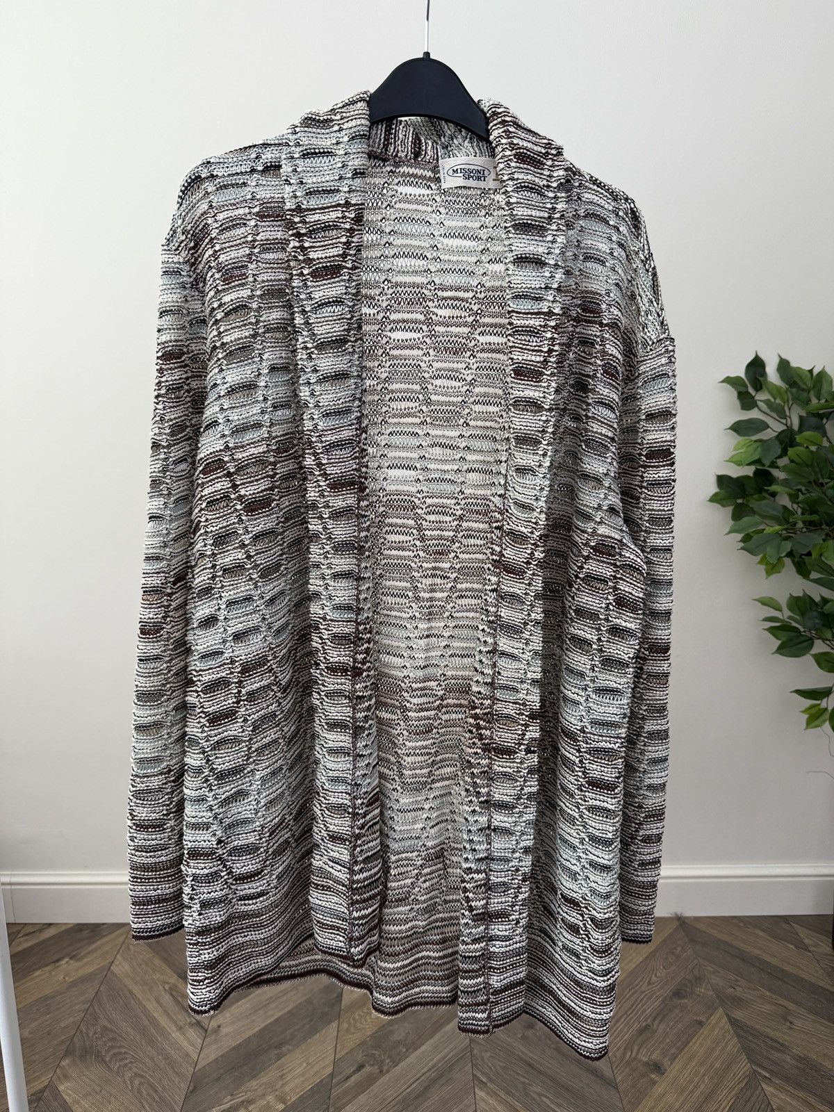 Missoni Vintage Missoni Sport Open Front women’s Cardigan Size XL / US 12-14 / IT 48-50 - 3 Thumbnail