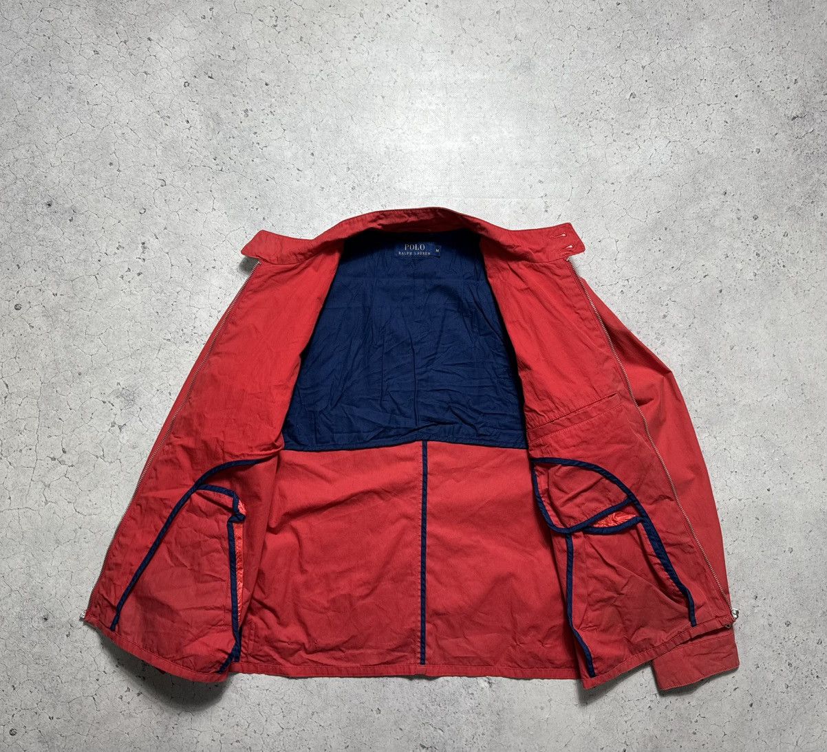 Polo Ralph Lauren Polo Ralph Lauren Vintage Bomber Jacket Size M Red Size US M / EU 48-50 / 2 - 8 Thumbnail