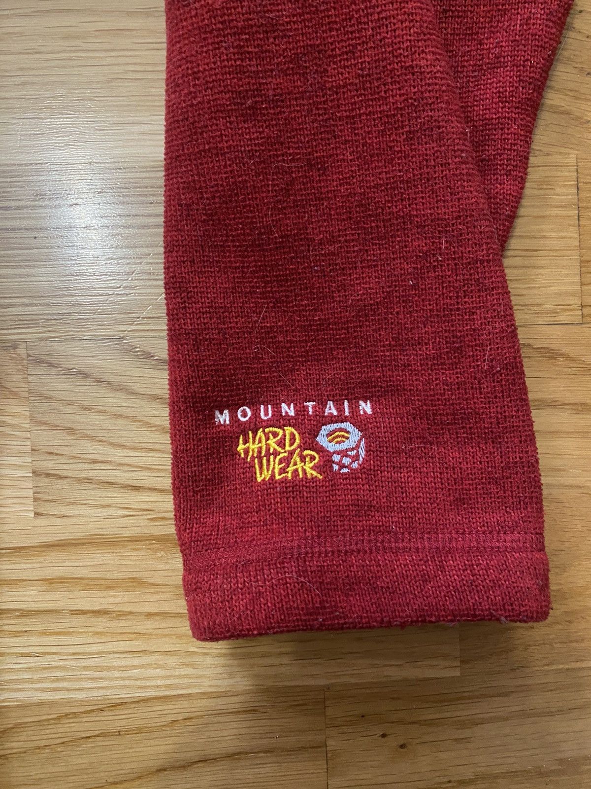 Mountain Hardwear Mountain Hardwear Polartec Vintage 1/4 Zip Fleece Mens L Red Size US L / EU 52-54 / 3 - 3 Thumbnail