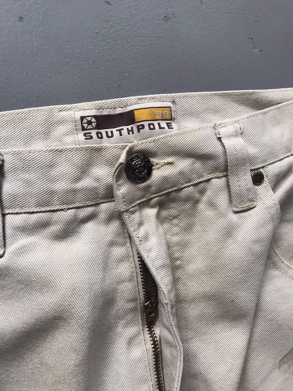 Southpole × Vintage Vintage Southpole brown yellow tab baggy fit denim Size US 38 / EU 54 - 7 Thumbnail