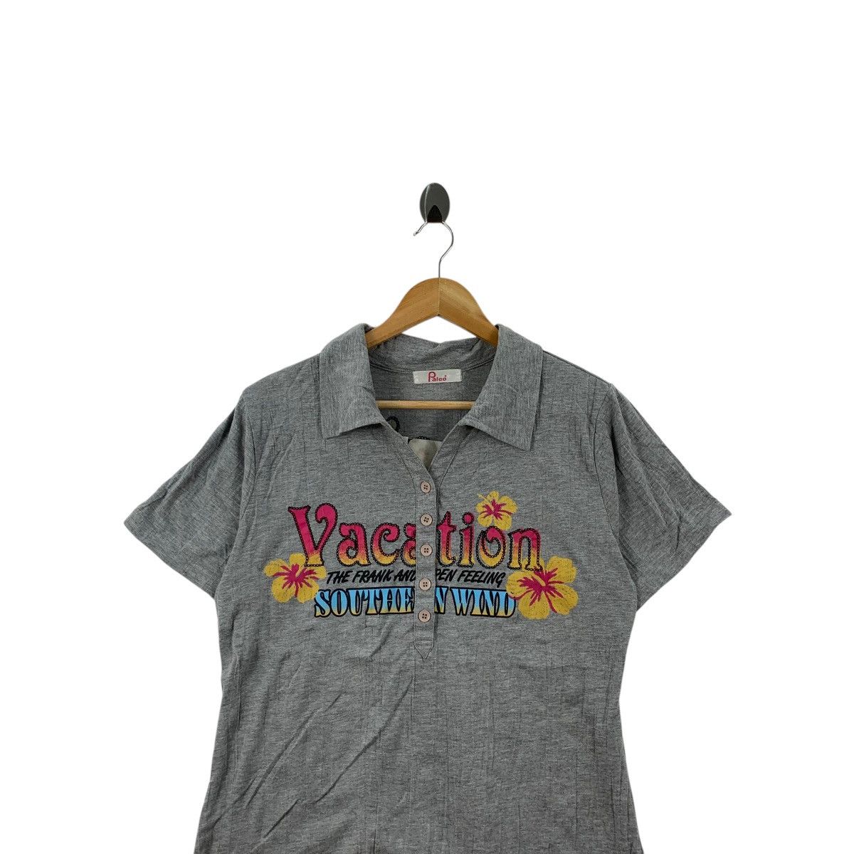Other PALEO SEASIDE VACATION Southern Wind Polo Tee Shirt Top Size M / US 6-8 / IT 42-44 - 3 Thumbnail